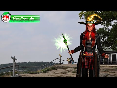 HarzHexe - Hexentanzplatz bei Thale über dem Bodetal im Harz