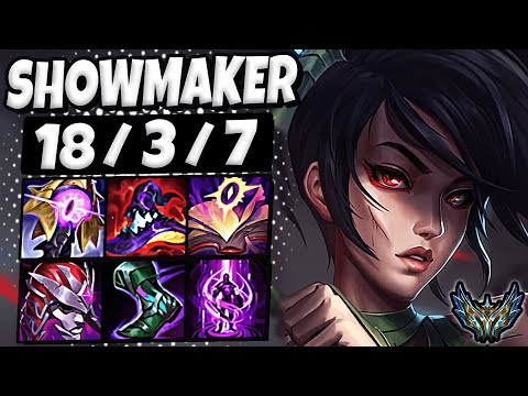 Akali vs Galio MID [ DK ShowMaker ] Patch 12.16 Korea Challenger ✅