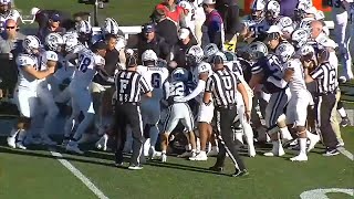 TCU vs Kansas State Massive Brawl