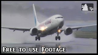 Spotting at a Rainy St Maarten (Free to use footage) part 2
