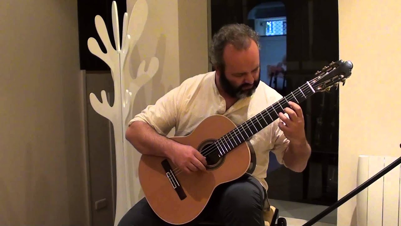 David González guitarra Paco Santiago Marin 40 Aniversario