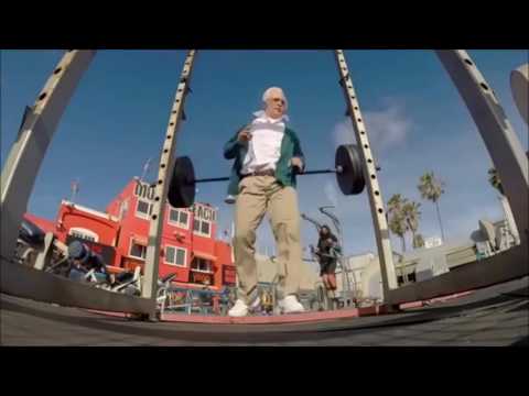 Old Man At Muscle Beach Jym