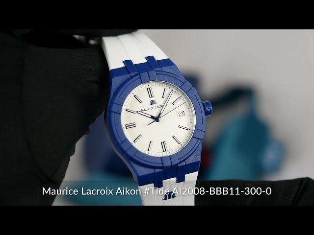 ساعة موريس لاكروا إيكون تايد كوارتز رجالية - Al2008-BBB11-300-0