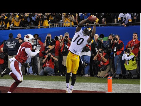 Santonio Holmes Game Winning Touchdown Catch Super Bowl XLIII (2008)