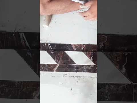 New Tile Doormat And Border Design||Tiles Barfi Cutting And Design|| How to Simple Doormat Design!