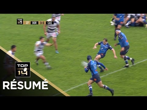TOP 14 - Résumé  Bordeaux Bègles-Castres: 6-7 - J17 - Saison 2017/2018