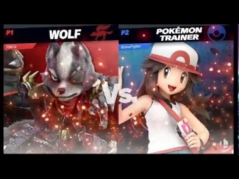 Flynn's Arcade 043 Winners Round 1 - EchoFighter (Pokemon Trainer,Dark Pit)Vs. (KodaSB) Wolf SSBU