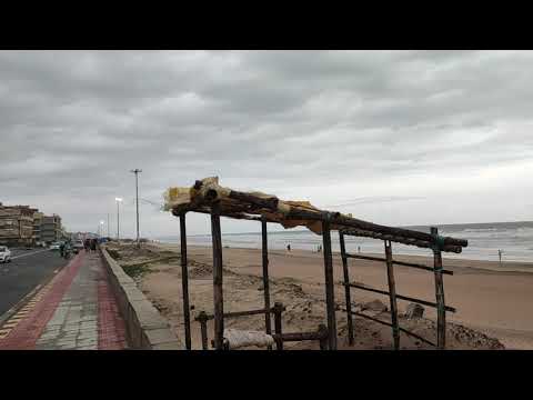 Puri Sea Beach During Low Pressure