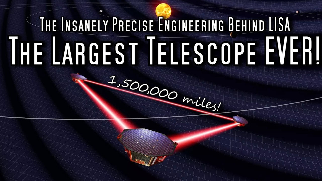 Building The Largest Telescope Ever - In Space! - Europe's Groundbreaking LISA Mission