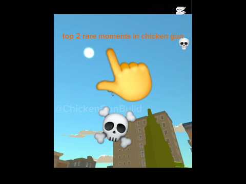 top 2 chicken gun rare moments 👌 💀 | chicken gun build
