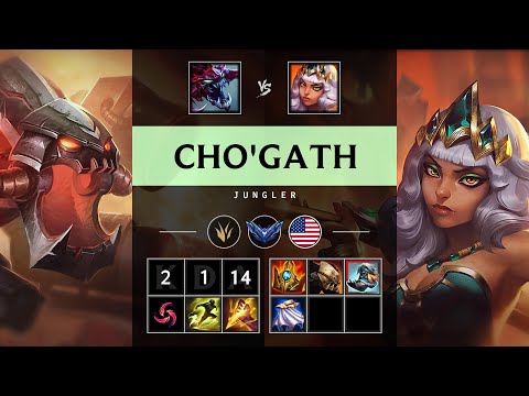Cho'Gath Jungle vs Qiyana - NA Diamond Patch 25.18
