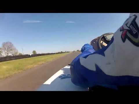 Rob Stubbs 125 Superkart Darley Moor Race 2 6th may 13