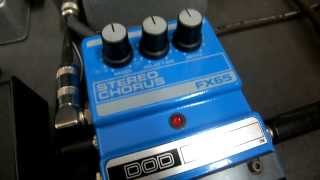 Video thumbnail for Dod FX65 Stereo Chorus, guitar / bass pedal demo, Msm Workshop by MSMWorkshop