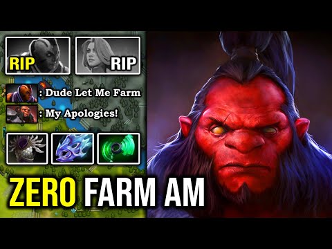 SUPER OFFLANE AXE No Farm For AM Crazy Max Speed 100% Cancer Call with Infinite Chop Chop DotA 2