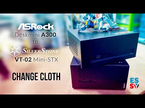Silverstone VT02 for Deskmini A300 (SFF mini STX Chassis)