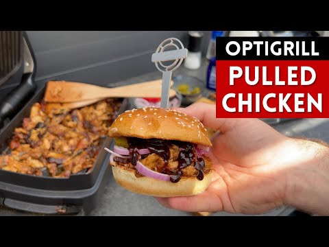 Pulled Chicken im OptiGrill