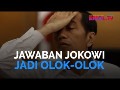 Jawaban Jokowi Jadi Olok-Olok