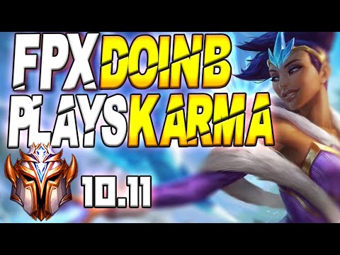 FPX Doinb Plays Karma vs Syndra Mid Lane - 10.11