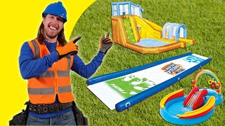 Kids Building. Handyman Hal Water Party