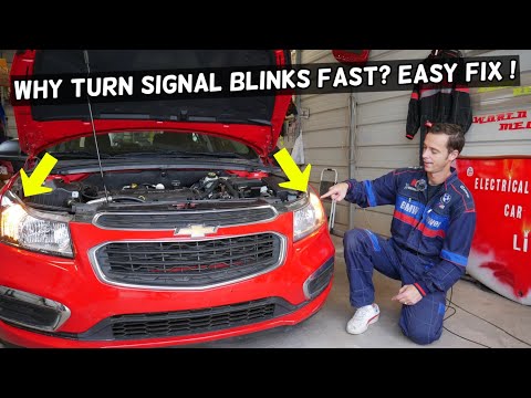 WHY TURN SIGNAL BLINKS FAST, GOES FAST ON CHEVY, CHEVROLET, GMC, BUICK, CADILLAC