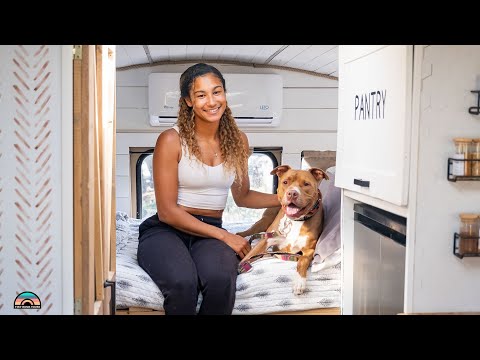 Her DIY Short Bus - Left Teaching for Freedom