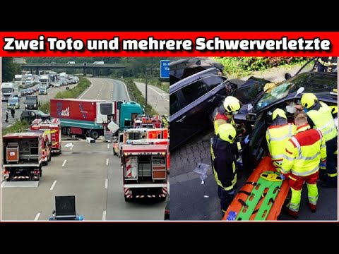Zwei Tote und mehrere Schwerverletzte bei Lkw Unfall auf A2