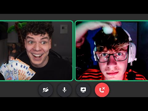 If you make me laugh, you get money...