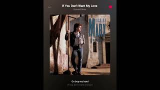 리차드 막스(Richard Marx)-If You Don&#39;t Want My Love
