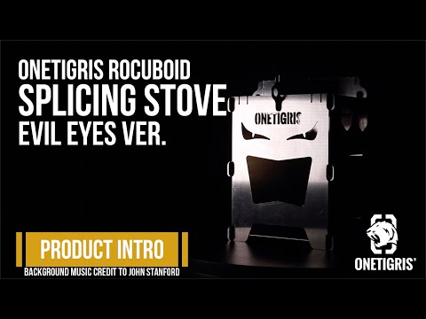OneTigris ROCUBOID Splicing Stove | Stainless Steel/Titanium Portable Camping Furnace Stoves