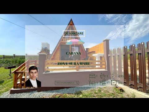 Cabana de vanzare in Sura Mare, teren 619mp.