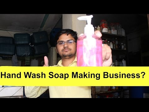 Hand wash soap making business