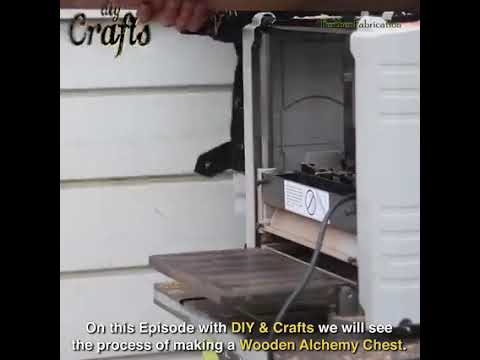 Wooden Alchemy Chest Woodworking Build