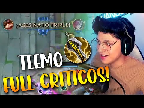 Saco el pick PROHIBIDO - TEEMO FULL CRITICOS 😎 *Acabo con +25 kills*