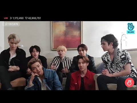 BTS VLIVE "Grammys Afterparty with ARMYs" 2019 [ENG SUB]