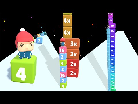 2048 Games: 2048 CUBE SURF 3D!