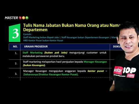 9. Preview Tips Menulis SOP Perusahaan