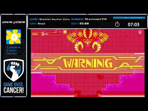 Game Over, Cancer! 2018 - Blaster Master Zero (Any%) [Skavenger216] 46:29