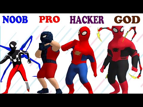 NOOB vs PRO vs HACKER vs GOD in Blob N Giant vs Superhero Run Gameplay - Part Pro