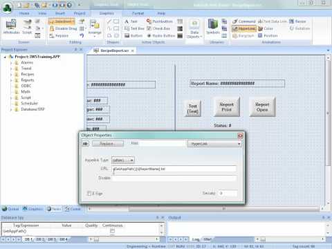 Indusoft Training – Reports