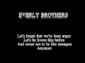The Everly Brothers +Like Strangers + Lyrics On Screen