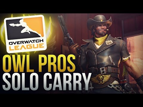 WHEN OWL PROS SOLO CARRY - Overwatch Montage