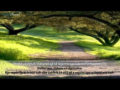 Kufri i vepres/fjalës [10 Menyra që të nxjerrin nga Islami]  - Lulzim Percuku 3/3