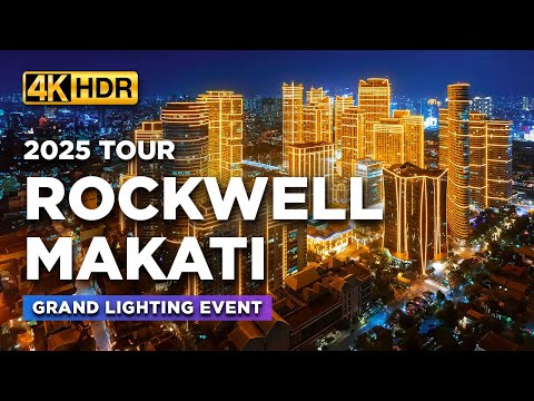 The Iconic ROCKWELL LIGHTS are Up! | 2025 Grand Christmas Lighting at Powerplant Mall Makati