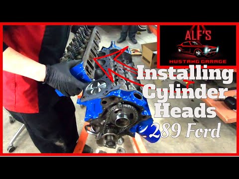 Cylinder Head Installation - Rebuild the 289 Ford - Part 10