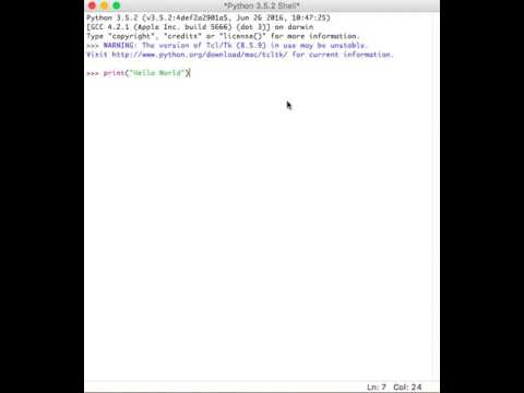 Python 1 The Print Statement