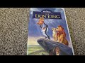 Opening To The Lion King 1995 VHS