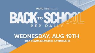 Back To School Pep Rally | (30sec) | Indio ASB