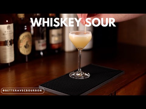 The Best Whiskey Sour/Boston Sour! (Quick and Easy) | BetterAvecBourbon