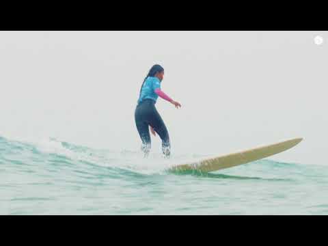 Aping Agudo wins Boardmasters 2018 UGG Women's Longboard Pro