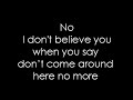 I Don't Believe You - Pink